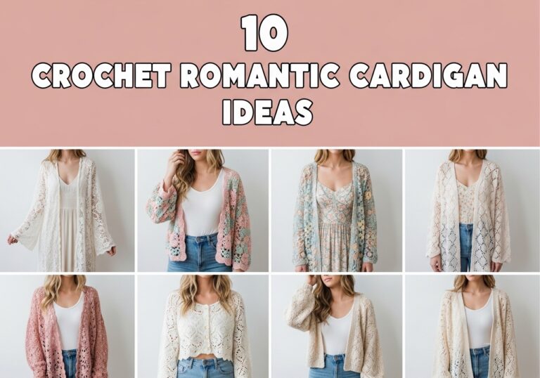 Crochet Romantic Cardigan Ideas