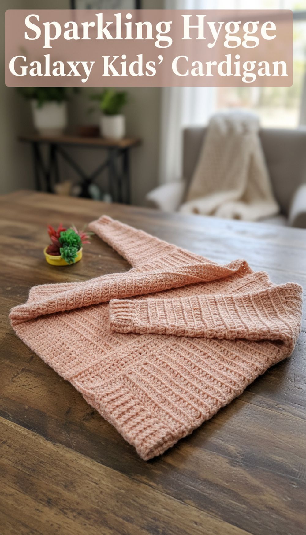 Sparkling Hygge Galaxy Kids’ Cardigan